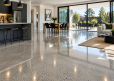 Polished concrete floors