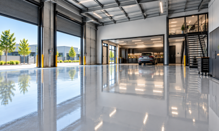 Modern Industrial Garage Workshop
